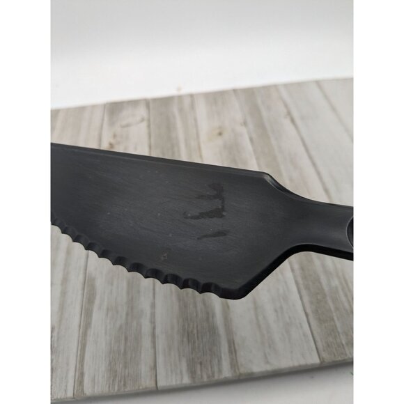 Vintage Tupperware 1819 Black Plastic Spatula Cake Icing Spreader 11" - Picture 8 of 9